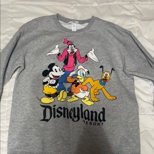 Grey Disneyland Crewneck